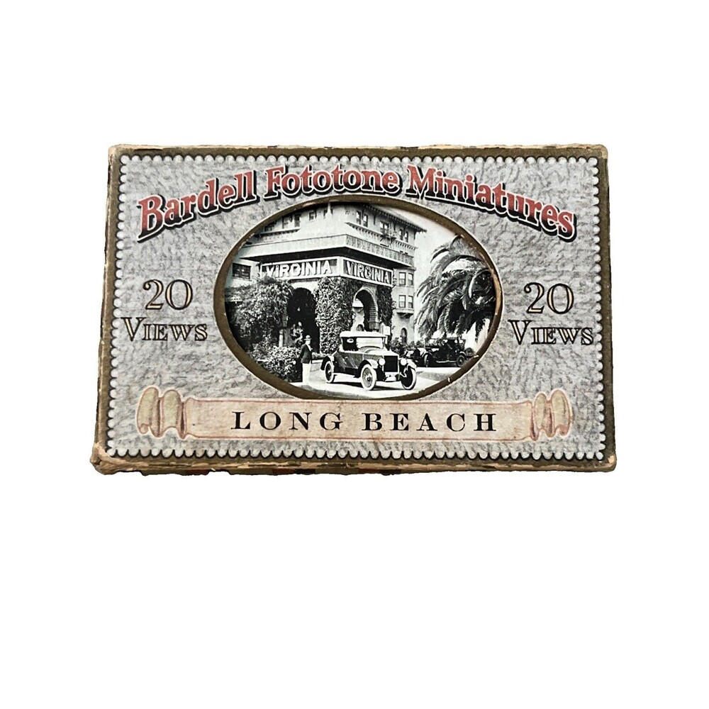 Bardell Fototone Miniatures Long Beach California 1923 Photo Cards 20 Views